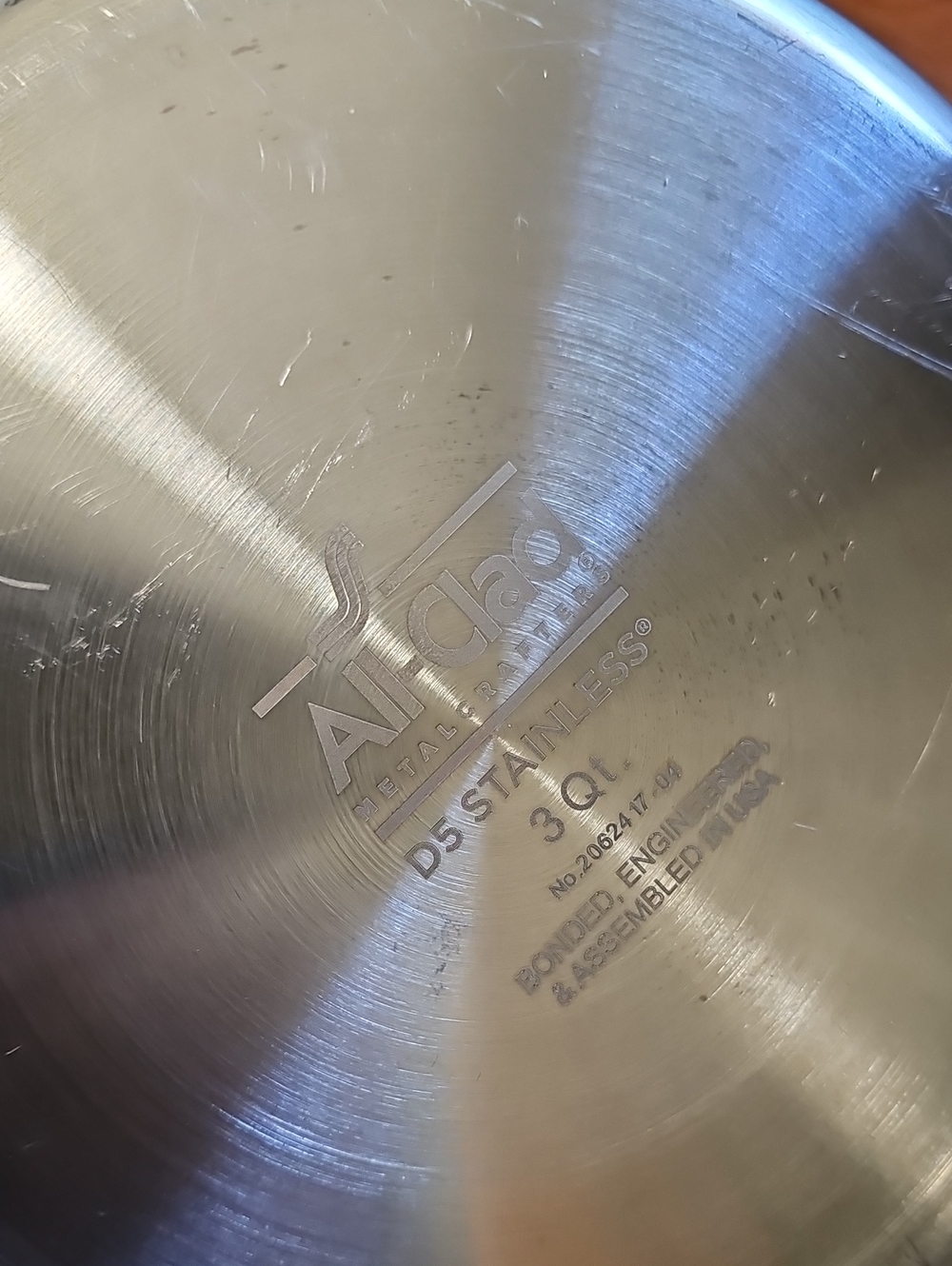 All-Clad D5 3 Qt Saucepan - Picture 7 of 7